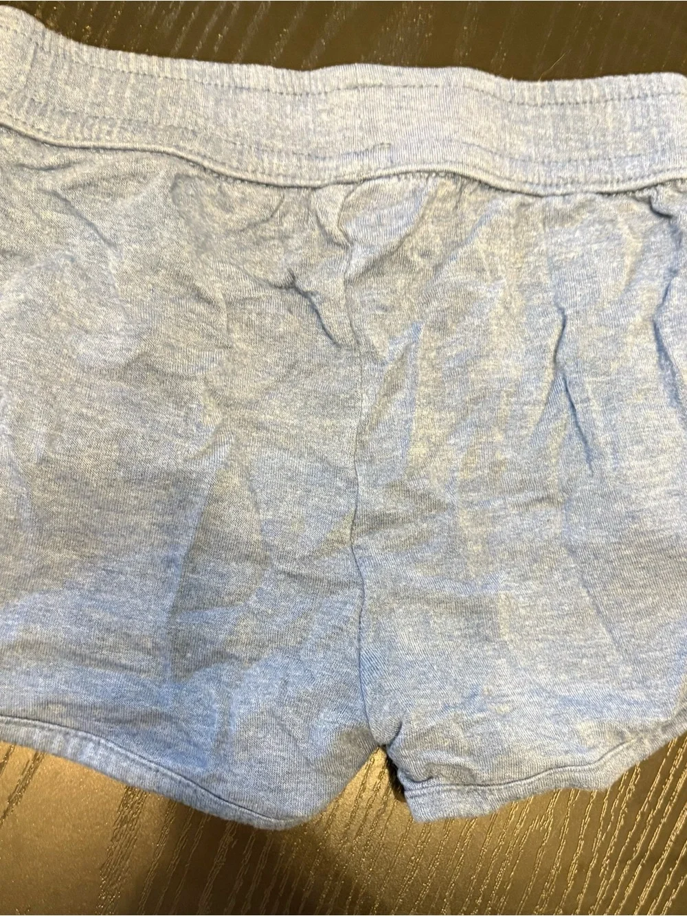 Little Sleepies Heather Light Blue Girls' Cozy Knit Shorts